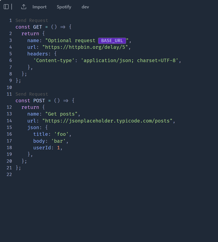 Panda HTTP App Interface